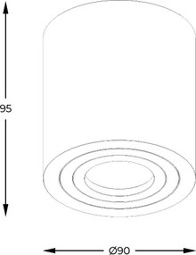 Zuma Line ACGU10-158-N - LED RGBW stmievateľné bodové svietidlo 1xGU10/6W/230V IP44 biela + diaľkové ovládanie