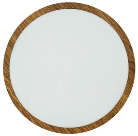 LED Stropné svietidlo RING LED/24W/230V 4200K pr. 28,5 cm hnedá