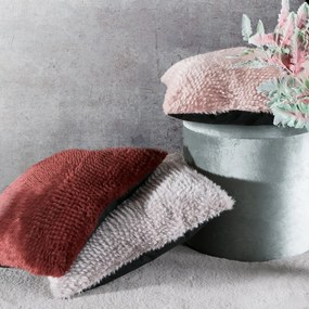 SADA DEKORAČNÝCH OBLIEČOK NA VANKÚŠ 2KS FOX 45X45 CM SVETLORUŽOVÁ
