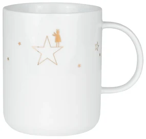 Räder Biely porcelánový hrnček GOLDSTAR