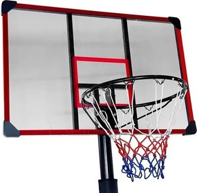 LEAN Sport Basketbal Basketbalový mobilný nastaviteľný stojan 200-305cm