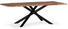 Jedálenský stôl z masívu akácie 100x220 cm Anuri – MOME