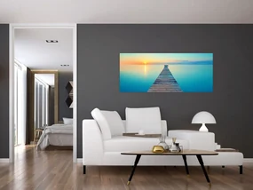 Obraz - Mólo do nekonečna (120x50 cm)