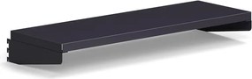 Polica RELY, plechová, 900x300 mm, antracitová