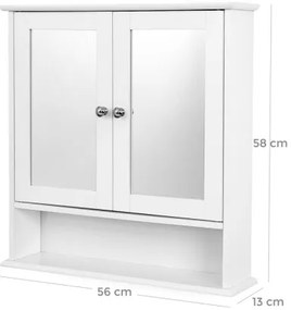 Nástenná skrinka SIERA biela