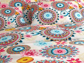 Obliečky z mikrovlákna GEOMANDALA farebné Rozmer obliečky: 70 x 90 cm | 140 x 200 cm