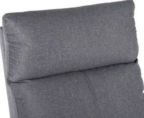 LuxuryForm DESIGN Televízne kreslo RUFO s polohovaním - sivé