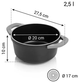 Tescoma Kastról SmartCLICK ¤ 20 cm, 2,5 l, 2,5 l