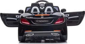 LEAN CARS Elektrické autíčko Mercedes SLC 300 LED MP3 čierne