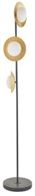 Endon 92039 - Stojacia lampa RUFFLE 3xG9/3W/230V čierna/zlatá