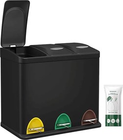 Kuchynský odpadkový kôš na triedený odpad Autronic AUK-E1124 BK