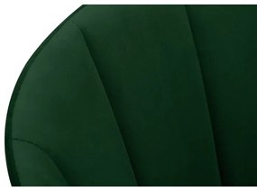 Jedálenská stolička BAKERI 86x48 cm tmavozelená/svetlý dub