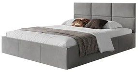 Čalúnená posteľ PORTO rozmer 180x200 cm Sivá