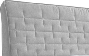 Posteľ Rita 180x200 cm, svetlo šedá látka