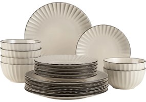 Mäser 18-dielna jedálenská súprava OSITA WHITE