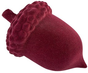 Keramická figurka žaludu MAVE 29x18 cm bordó