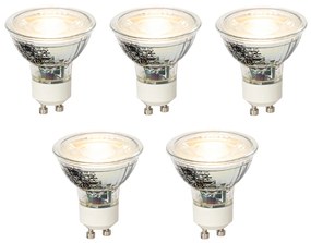 Sada 5 stmievateľných LED žiaroviek GU10 4W 300lm 2700K