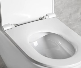 Isvea Isvea, INFINITY závesná WC misa, Rimless, 36,5x53cm, biela, 10NF02005