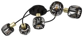 Globo 54357-5B - Prisadený luster INDIANA 5xE14/40W/230V