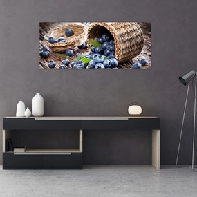 Obraz - Šťavnaté čučoriedky (120x50 cm)