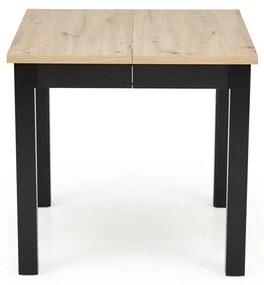 Rozkládací jídelní stůl Qubik 80/200 cm dub artisan/černý