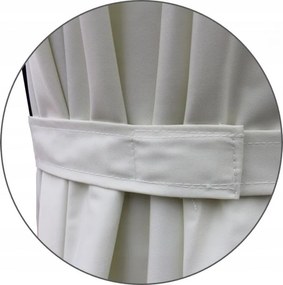 Béžový záhradný slnečník s LED osvetlením 3 x 4 m