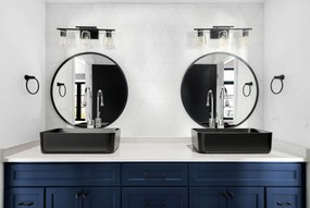 Invena Nyks, umývadlo na dosku 485x375x135 mm, čierna matná, INV-CE-11-005-C