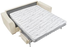 Krémová menčestrová rozkladacia pohovka 225 cm Augustin – Bobochic Paris