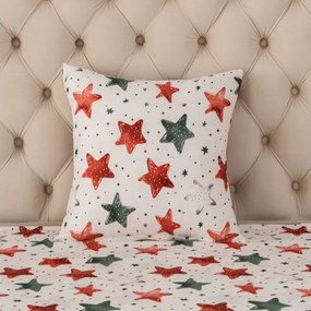 Obliečka na vankúš z mikrovlákna COLORFUL STARS 45x45 cm, farebná