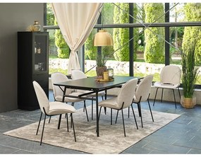 Sivá jedálenská stolička Canett Hella