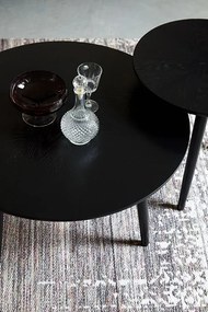 WL-Living Fabio drevený príručný stolík - Čierna
