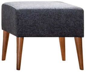 Kreslo Zeni Pouf Dark Grey