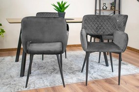 Kreslo AMALFI - tmavosivý zamat x 1 9401 71 00 00