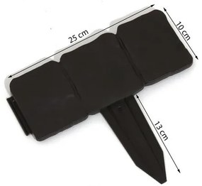 Záhradná palisáda - obrubník terakota, 2,5 m