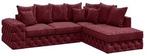 PROXIMA.store - Rohový gauč chesterfield BENETTO LONG DRUH LÁTKY: SOFIA - 27