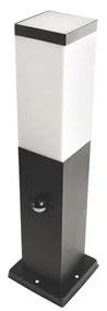 BOWI Vonkajšia lampa so senzorom SOPPA 1xE27/60W/230V IP44 45 cm čierna SKU003381