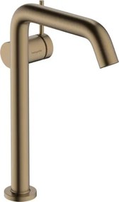 Hansgrohe Tecturis S vysoká umývadlová batéria bez výpuste kartáčovaný bronz 73372140
