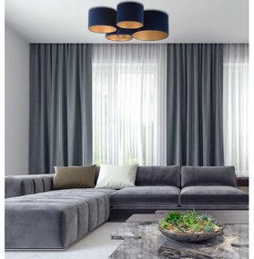 Duolla - Stropné svietidlo ROLLER PENTO 5xE27/60W/230V modrá