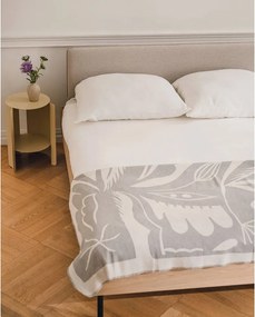 Svetlosivá deka 165x200 cm Lino – noo.ma