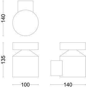 Philips - LED Vonkajšie nástenné svietidlo LAVEN LED/6W/230V 4000K IP44