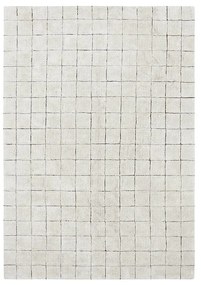 Krémový prateľný ručne tkaný bavlnený koberec 120x160 cm Mosaic – Lorena Canals