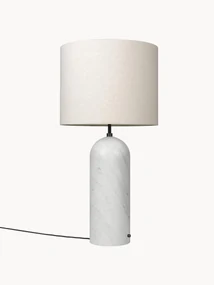Stmievateľná stojacia lampa's mramorovým podstavcom Gravity, V 120 cm