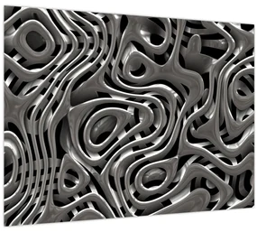 Obraz - Metalická abystrakcia (70x50 cm)