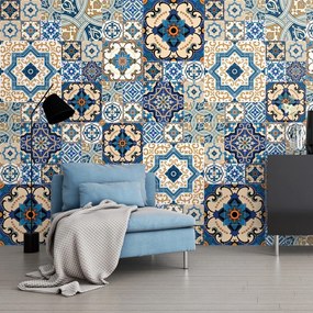 Sada 60 dekoratívnych samolepiek na stenu Ambiance Toundra, 10 × 10 cm