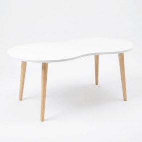 XXXLutz KONFERENČNÝ STOLÍK, biela, dub medový, drevo, kompozitné drevo, 90/50/42 cm MID.YOU - Stolíky do obývačky - 000657062801