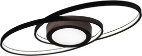 Stropné LED osvetlenie Galaxy, antracitová, oválné%