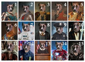 Obraz z fotky na plátne Generál_4 – 75x90 cm | rôzne uniformy