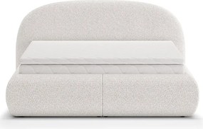 Dizajnová čalúnená posteľ MOET, 200x160, krémová (catch me 01)