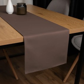 Biante Dekoračný behúň na stôl BKS-409 Čokoládovo hnedý 45x160 cm