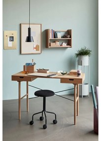 Biely kovový stojan na kvety Hübsch Stand, výška 1 m